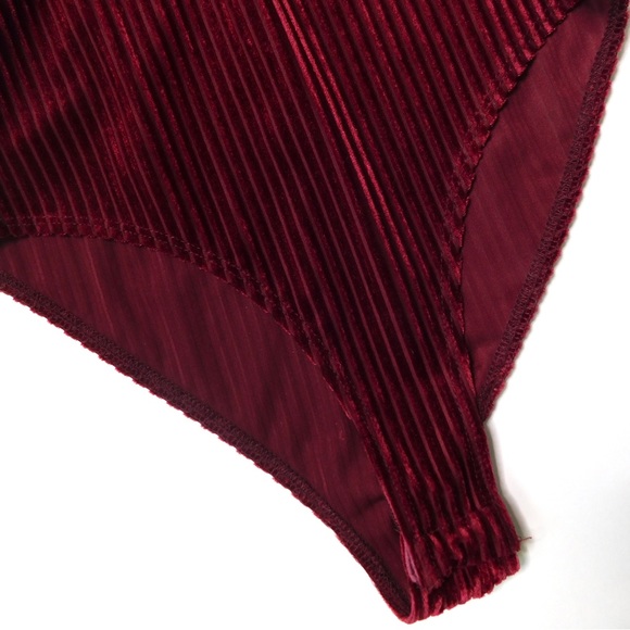 Burgundy Tank One-piece Top ( Small) - Picture 3 of 4